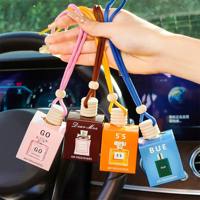 Car Hanging Air Freshener Long Lasting Fragrance Odor Eliminator Qme