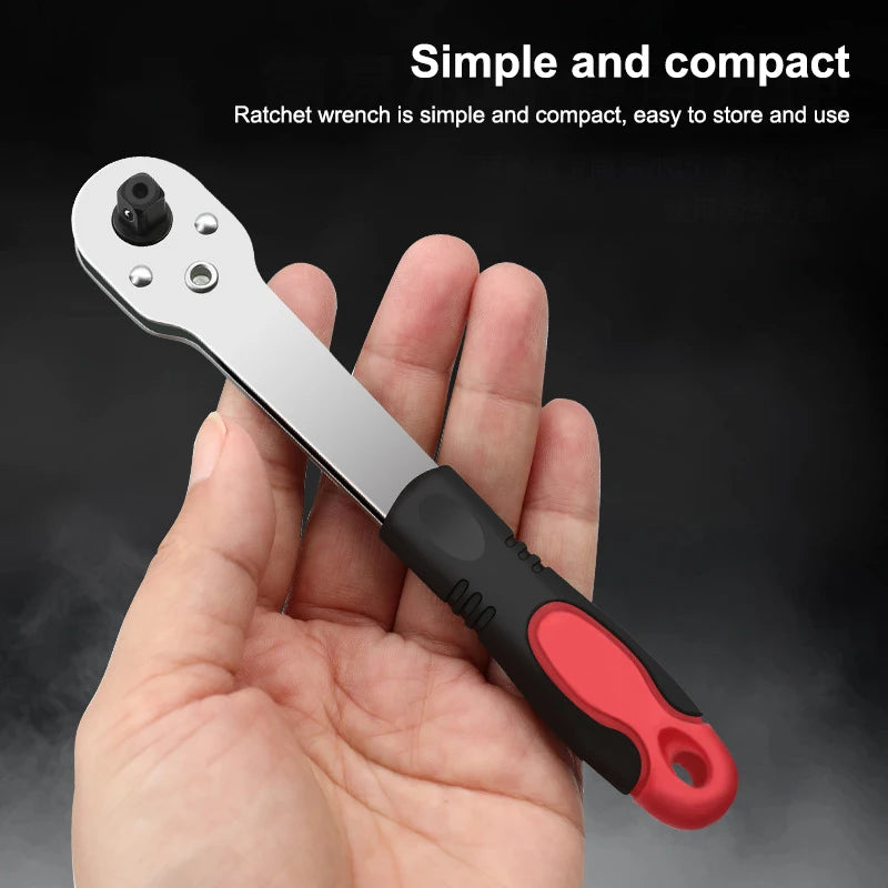 1 Ratchet Wrench Reversible Quick Releases 4 Handle Home Improvement Qme