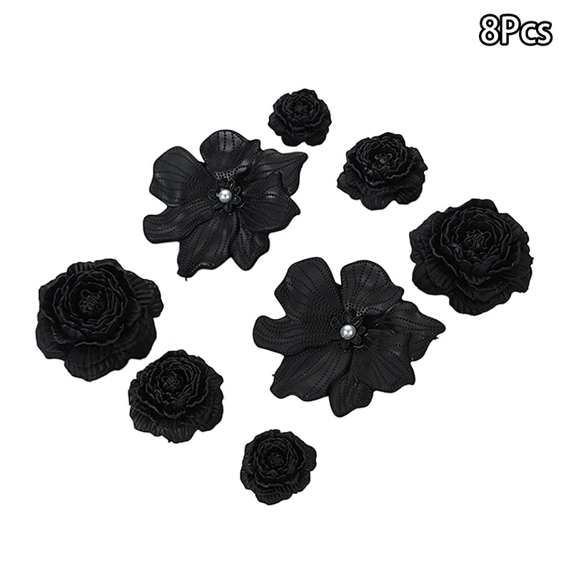 Kawaii Elegant Charms Shoes Decor Fashion Rose Resin Ornaments Funny Qme A8