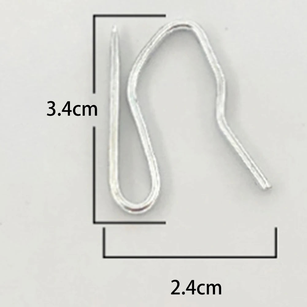 10 20 Metal Pin S Hook Curtain Shower Hanging French Pleat Pinch Home Qme