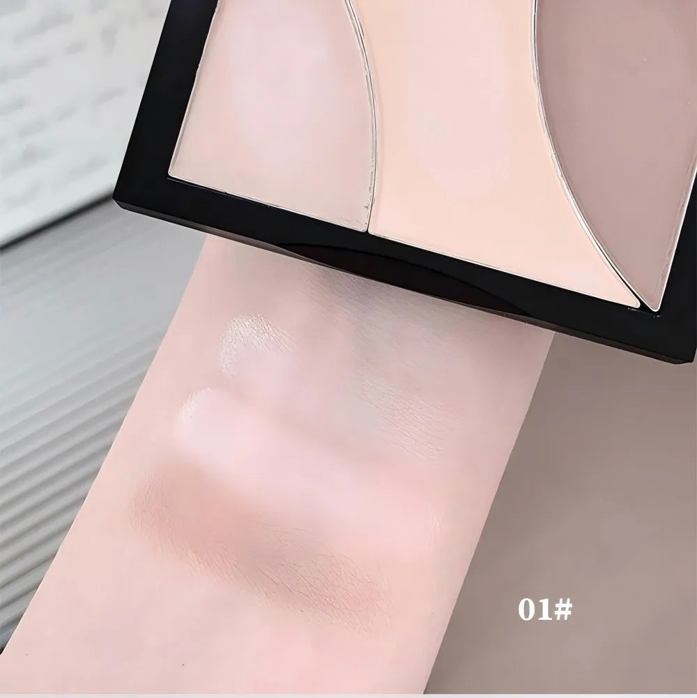 Kakashow Three-color Contouring Palette Shadow Nose Highlight Qme C453-01