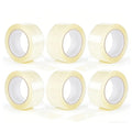 6Pcs Low-Noise Silent Transparent Packing Tape, E-Commerce Express Delivery Silent Sealing Tape Adhesive Tape Silent Tape Qme 6 Rolls 100M 48mm