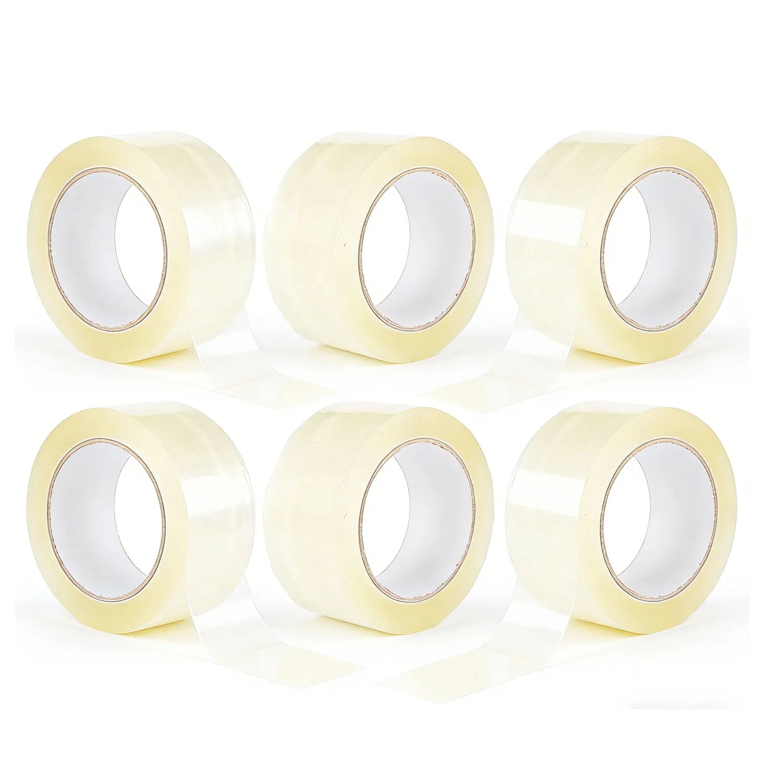 6Pcs Low-Noise Silent Transparent Packing Tape, E-Commerce Express Delivery Silent Sealing Tape Adhesive Tape Silent Tape Qme 6 Rolls 100M 48mm
