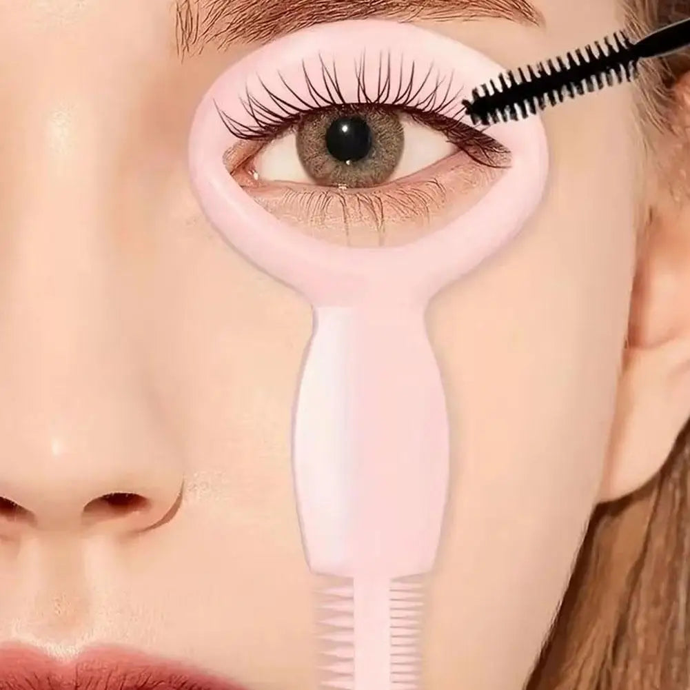 Plastic Portable Mascara Shield Applicator Eyelash Guide Aids Lashes Qme