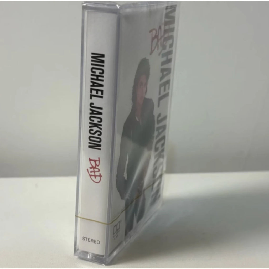 Pop King Vintage Cassette Tape, Black Studded Outfit Portrait Cover Art Style, Iconic 80s Dance-Pop Tracks for Music Collectors Qme