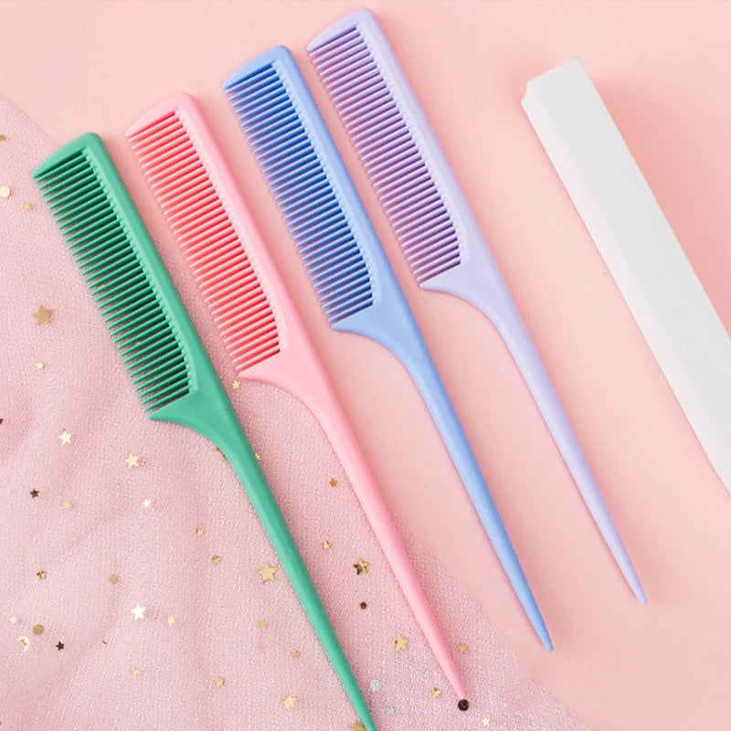 Simple Hair Styling Comb Pointed-tail Hairdresser's Tool Slicked-back Qme