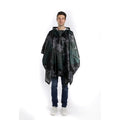 Multifunctional 3 in 1 Backpack Rain Cover Rain Poncho Waterproof Motorcycle Outdoor Hiking Awning Camping Tent Mat Qme American floral camo