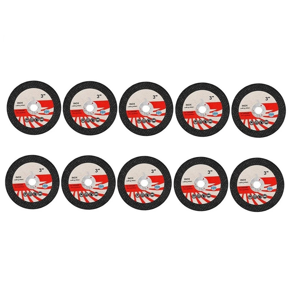 10pcs Resin Grinding Wheels 75mm For Angle Grinder Composite Corundum With Zirconium Abrasive Layer For Efficient Metal Cutting Qme