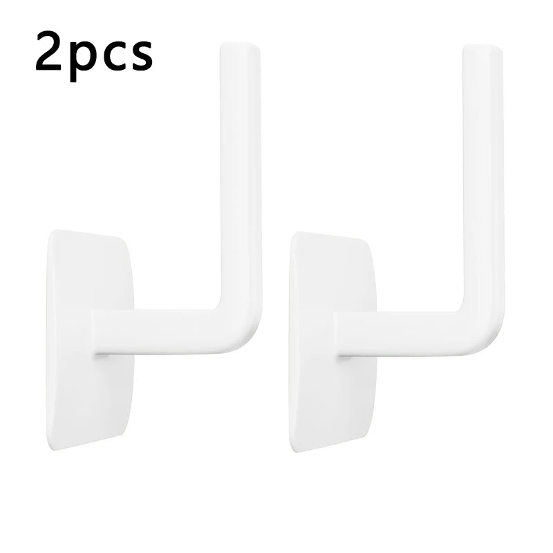 2 Sets Non Perforated Bags Storage Racks Baseball Hats Door Hangers Qme WHITE