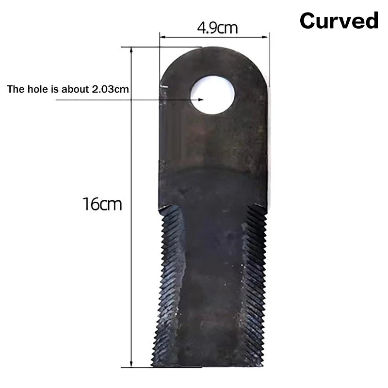 1PC Straw Returning Machine, Grass Shredder, Serrated Knife Hammer/Blade, Cart-type Lawn Mower Blade Accessories. Qme A7