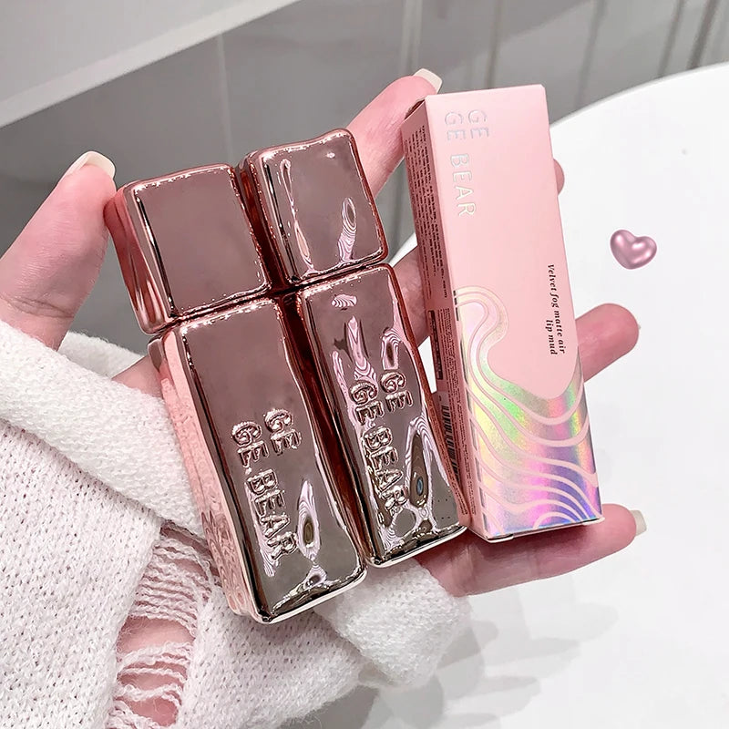 Gege Bear Velvet Matte Air Lip Mud Surface Good Blending Whitening Qme