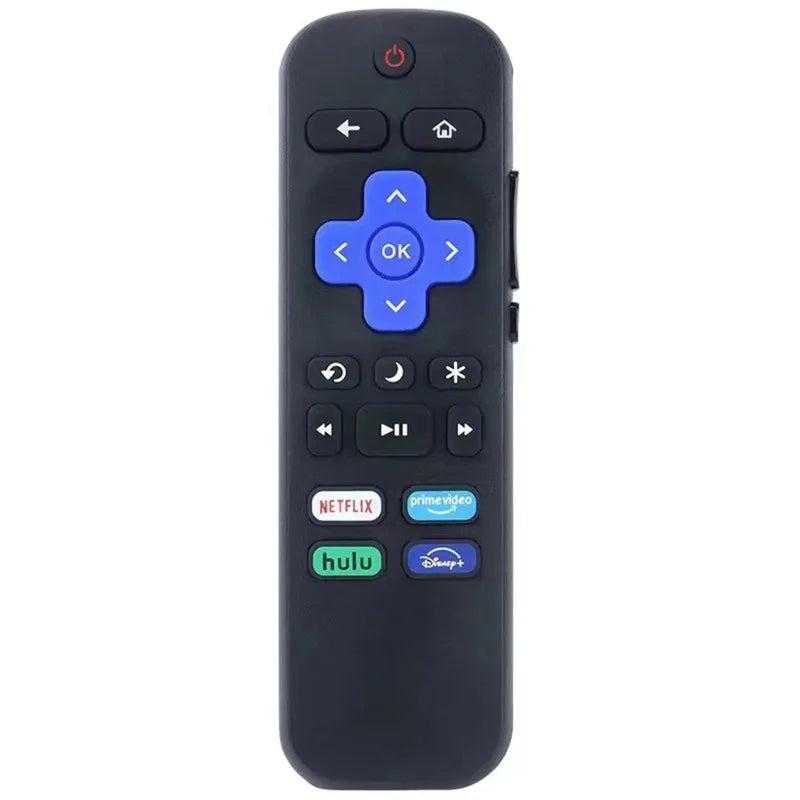 New Replacement Remote Control Fit for All Roku TV, Compatible for TCL Roku/Hisense Roku/Onn Roku/Aparatos/Insignia Roku/HITACHI Qme black