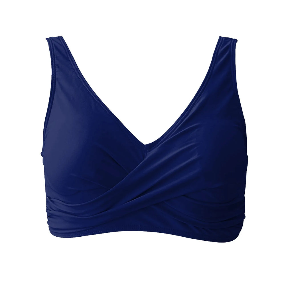 Women Sexy Bikini Top Tummy Swim Tops Bathing Suit Top No Bottom Fashionable swimwear trends Comfortably breathable chic Qme