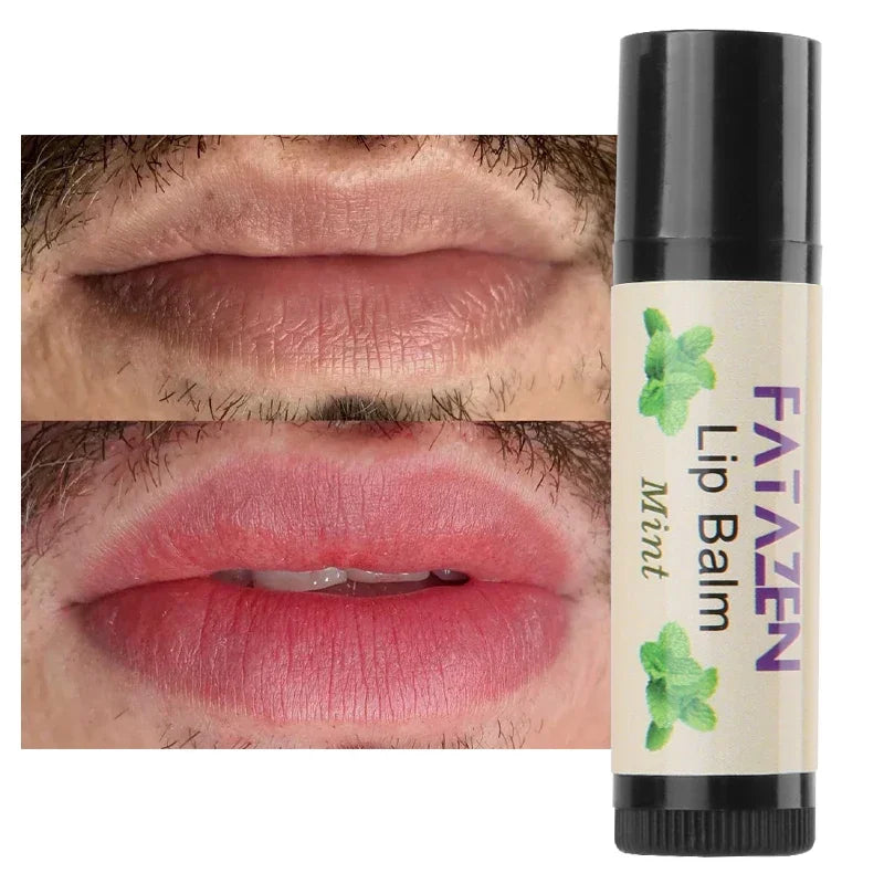 Organic Honey Lip Balm Mint Flavor Eco Friendly Chapstick Shea Butter Lip Balm For Men Qme