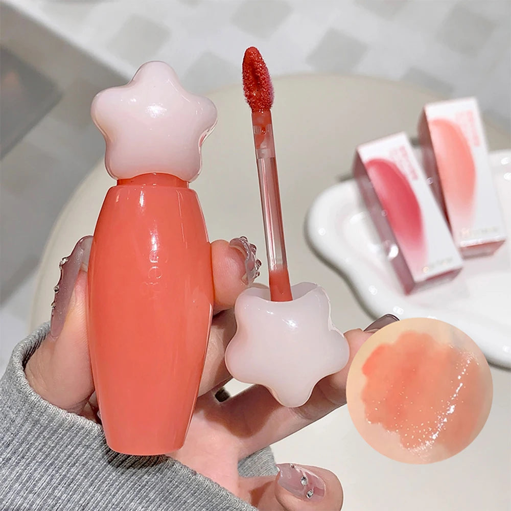 Gege Bear Water Gloss Lip Moisturizing Mirror Colored Long-lasting Qme