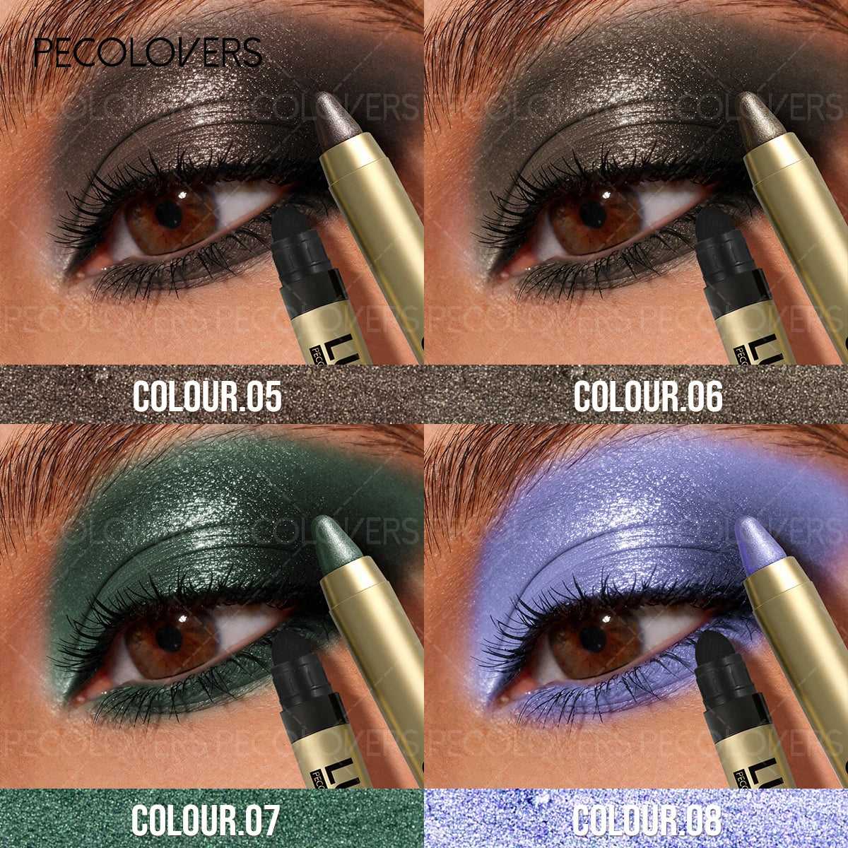 Double-ended Eye Shadow Highlight Brighten Eyes Suitable Various Qme