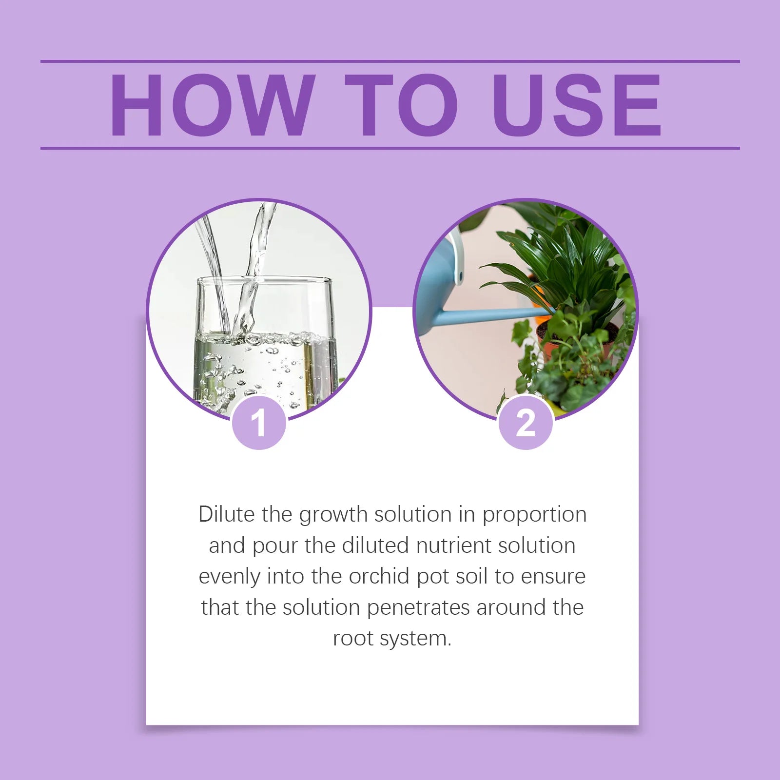 Orchid Plant Growth Agent Effectively Promoting Root Differentiation and Growth Extend Flowering Period Orchid Nutrient Solution Qme
