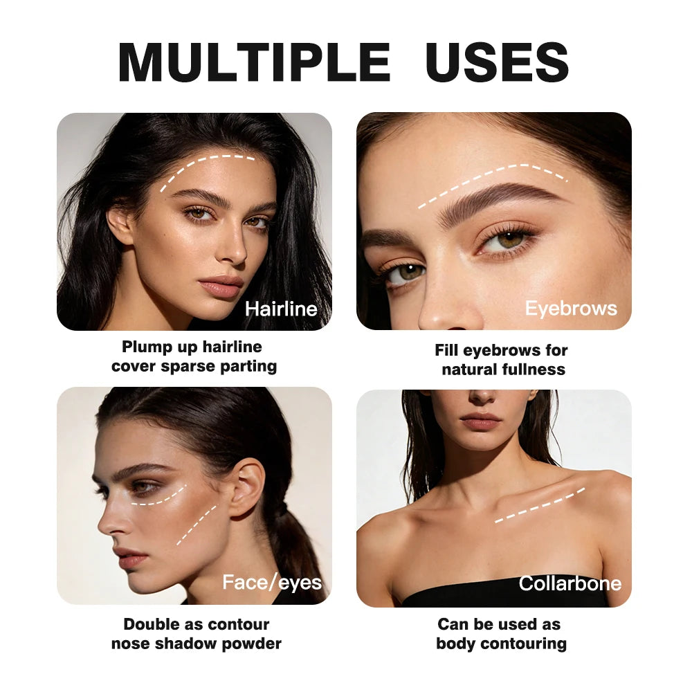 Hairline Filler Powder Repair Long-lasting Makeup Eyebrow Contouring Qme