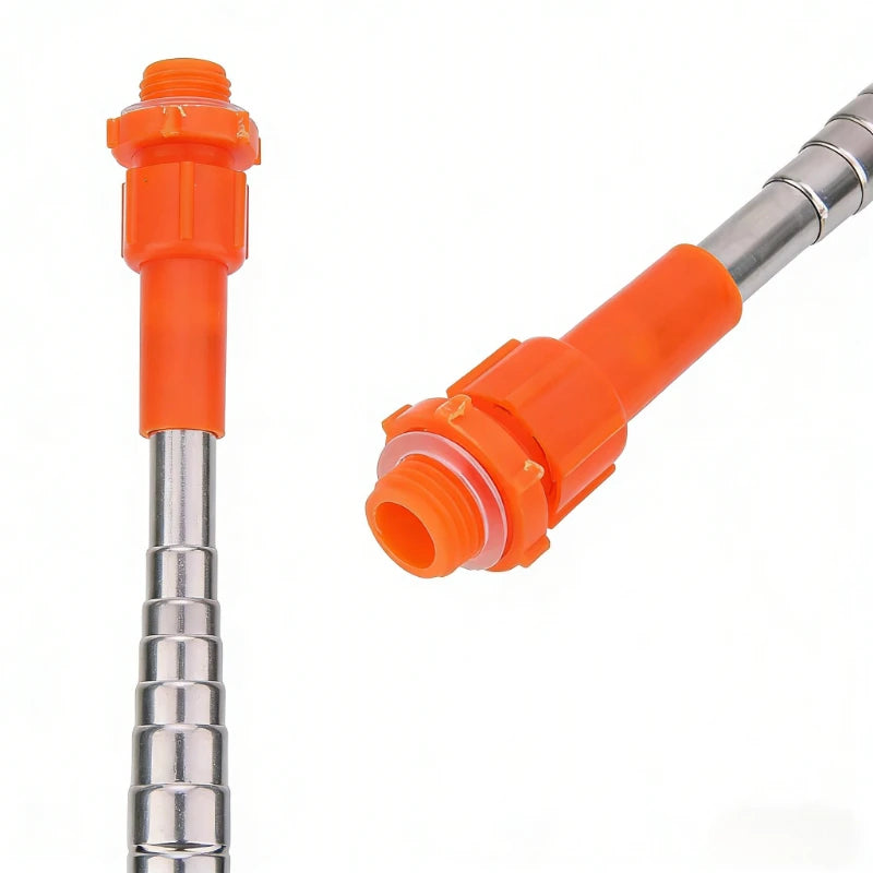 2.6m Stainless Steel Telescopic Spray Rod, Extension Tube for Garden Pesticide Sprayer & Irrigation Nozzle Accessories Qme