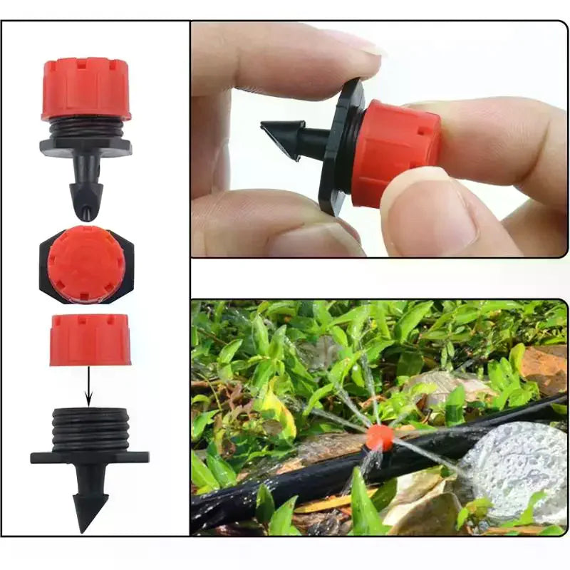 Keep Your Garden Thriving - Precision Watering Emitters - Perfect for Automating Care for Your Balcony Plants & Vegetable Patch Qme