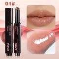Moisturizing Mirror Lipstick, Water Glow Solid Lip Gloss, Long-Lasting Nourishing Formula With Castor And Sunflower Seed Oil Qme 01