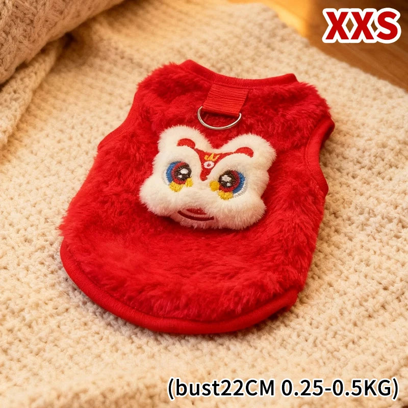 Anti-shedding Pet Sweater Coat Cats Dogs Comfortable Vests Small Qme C XXS