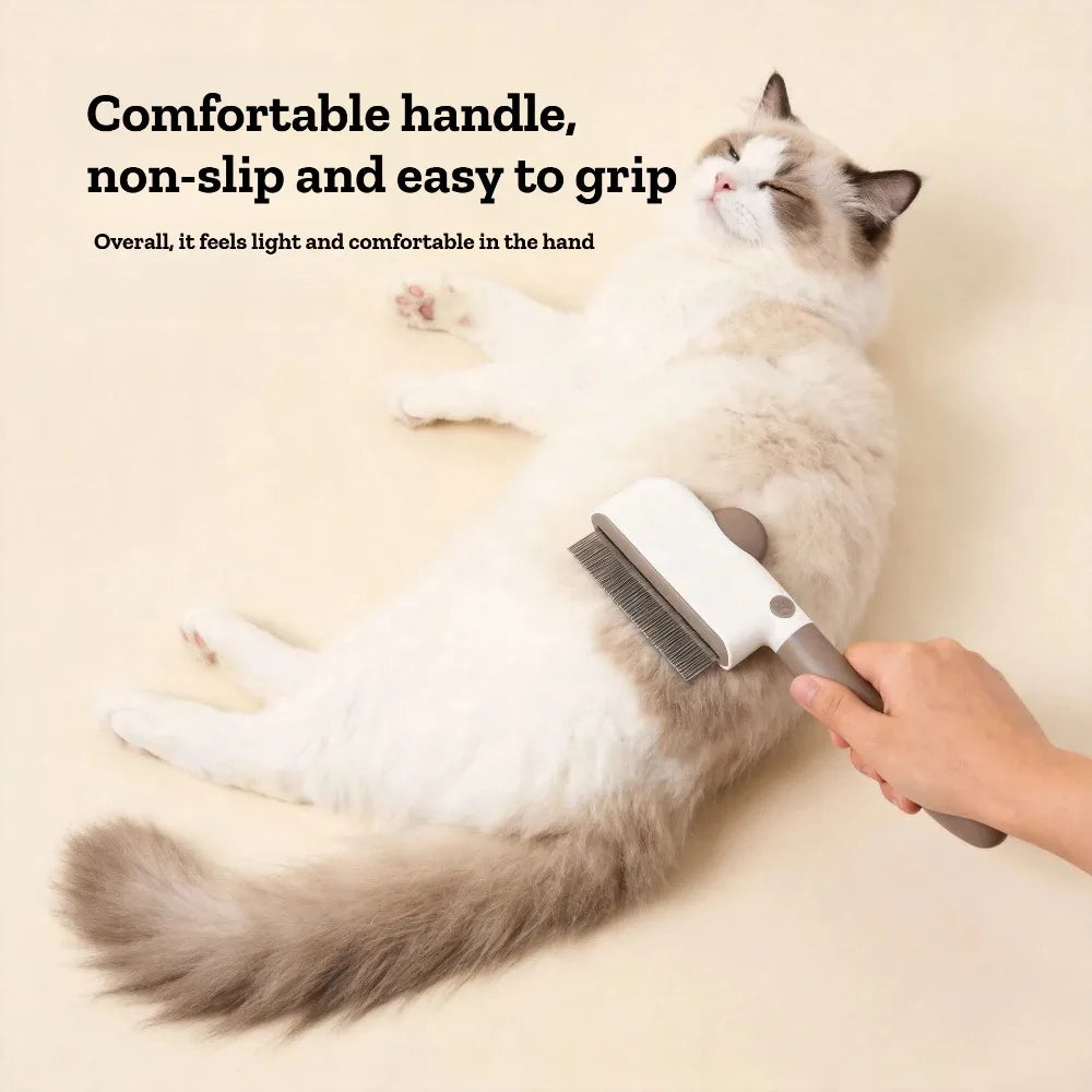 1 Pet Comb Interchangeable Fine Wide Long Short Teeth Cats Dogs Qme