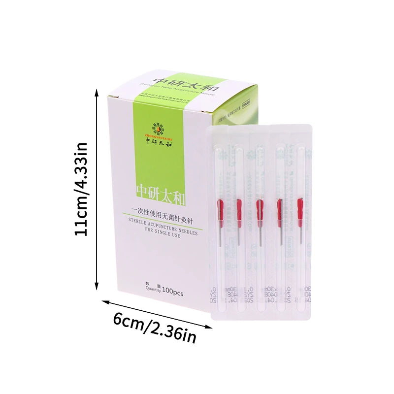 Disposable Stainless Steel Acupuncture Needles Sterile Individually Qme