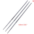 3pcs Round Chainsaw Saw Chain Files Sharpening Chainsaw Chains Hand Tools Qme 4.8mm