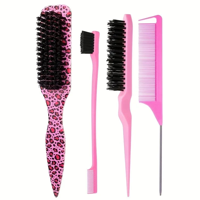Professional Pointed Tail Comb Anti-static Nylon Bristles Precise Qme