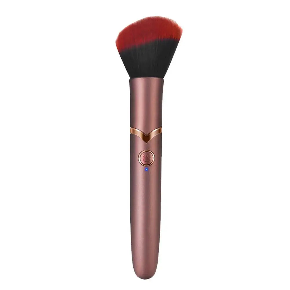 Electric Makeup Brush 10 Gears Vibration Blush Brushes Loose Powder Qme B