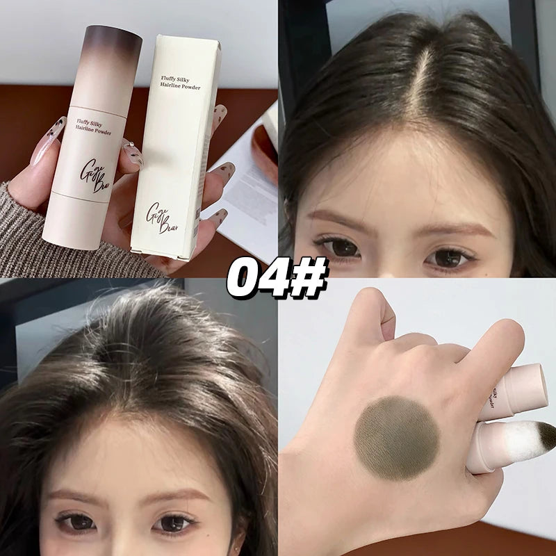 Gege Bear Hair Line Powder Black Root Cover Up Natural Instant Qme GX1566-04