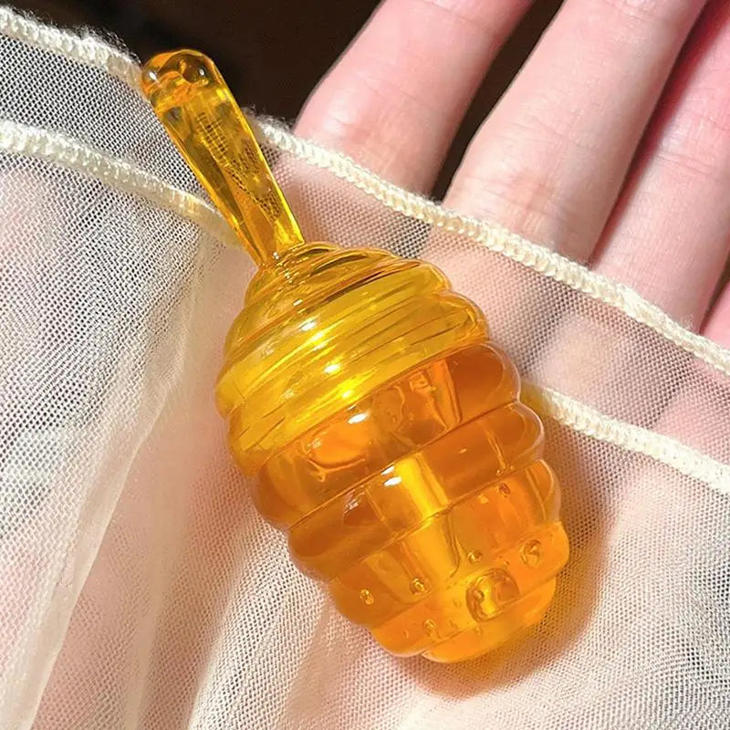 Lovely Honey Pot Lip Oil Lip Gloss Lip Balm Hydrating Lip Balm For Lip Care Moisturizing Clear Lip Oil Liquid Lipstick Qme
