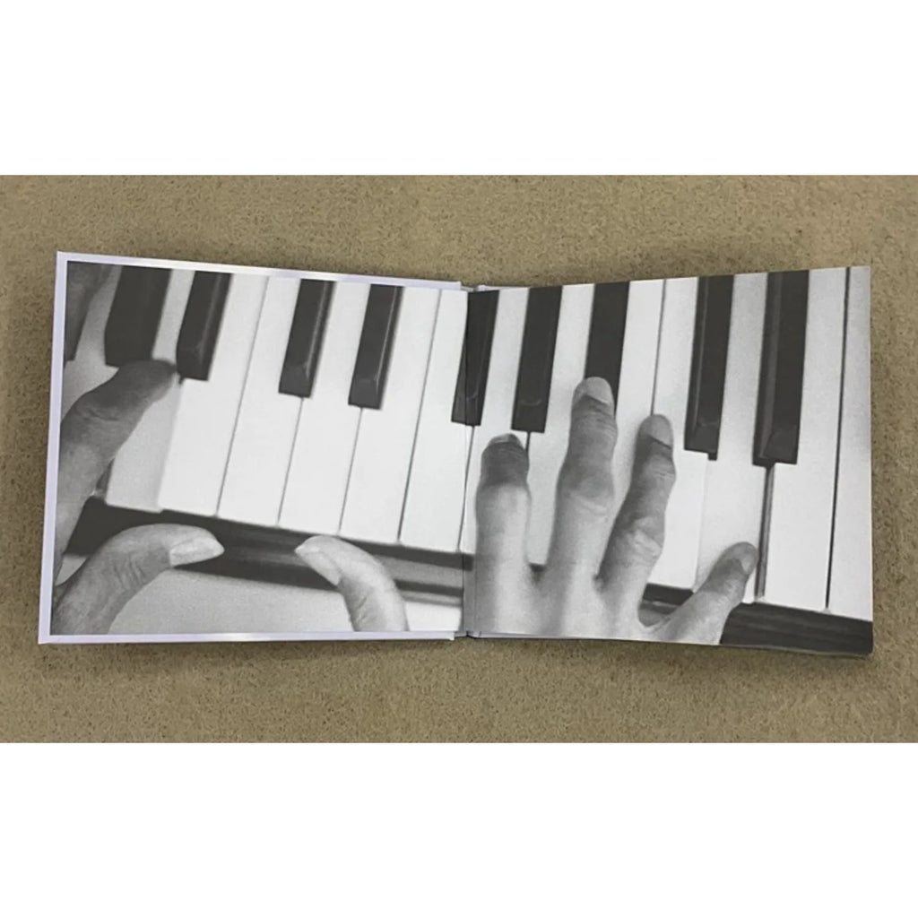 Latin Jazz Piano CD Black-and-White Piano Performance Portrait Photography Themed Cover Cuban Style Classic Track Collection Qme
