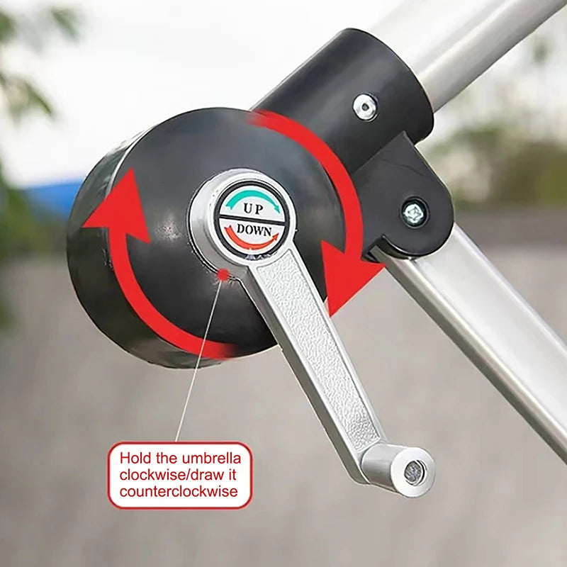 Parasol Shaker Crank Handle Patio Umbrella Crank Handle For Sun Umbrella Parts Replace Accessories For Pool Outdoor Courtyard. Qme