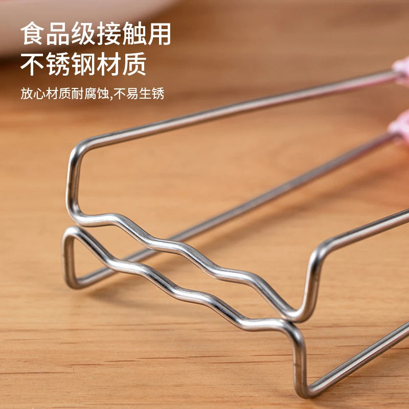 Hello Kitty Kuromi Heat-resistant Tongs Multifunctional Non-slip Bowl Qme