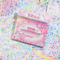 20 sheets，Cute Star cartoon pattern Ins Style Sticker Book, DIY Scrapbooking Stickers Collage Magazine Decoration Stationery Qme A1