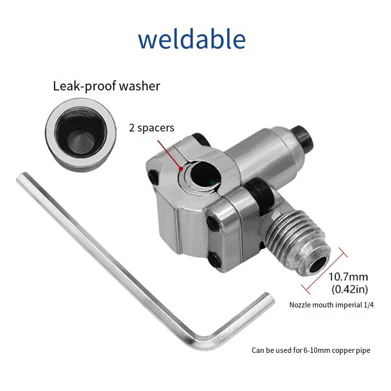 Line Piercing Valve Bpv-31 Maintenance Zinc Alloy Refrigerator Tap Qme