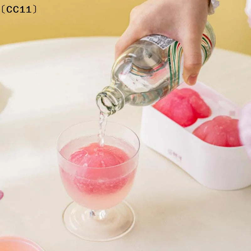 Reusable Ice Tray Ball Mold Flower Shape Cubes Effortless Dessert Qme