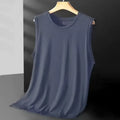 Men's Trendy Thin Breathable Quick Drying Sports Casual Wide Shoulder Sleeveless T-shirt Tank Top Casual Fashion Outerwear Qme KQL 5XL