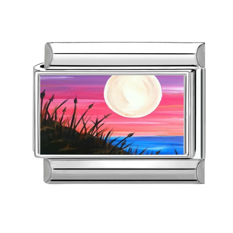 2026 Romantic Couple Fruit Trees Seaside Sun Scenery Italian Charm