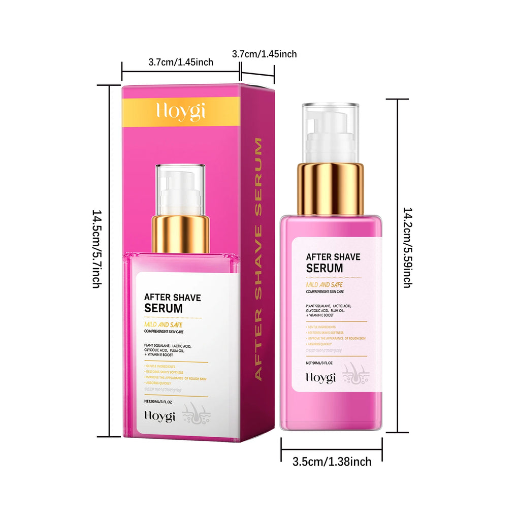 After Shave Serum Soothing Post-Shave Essence for Men & Women Smoothing Firming Skin Deep Hydrating Nourishing Gentle Body Care Qme