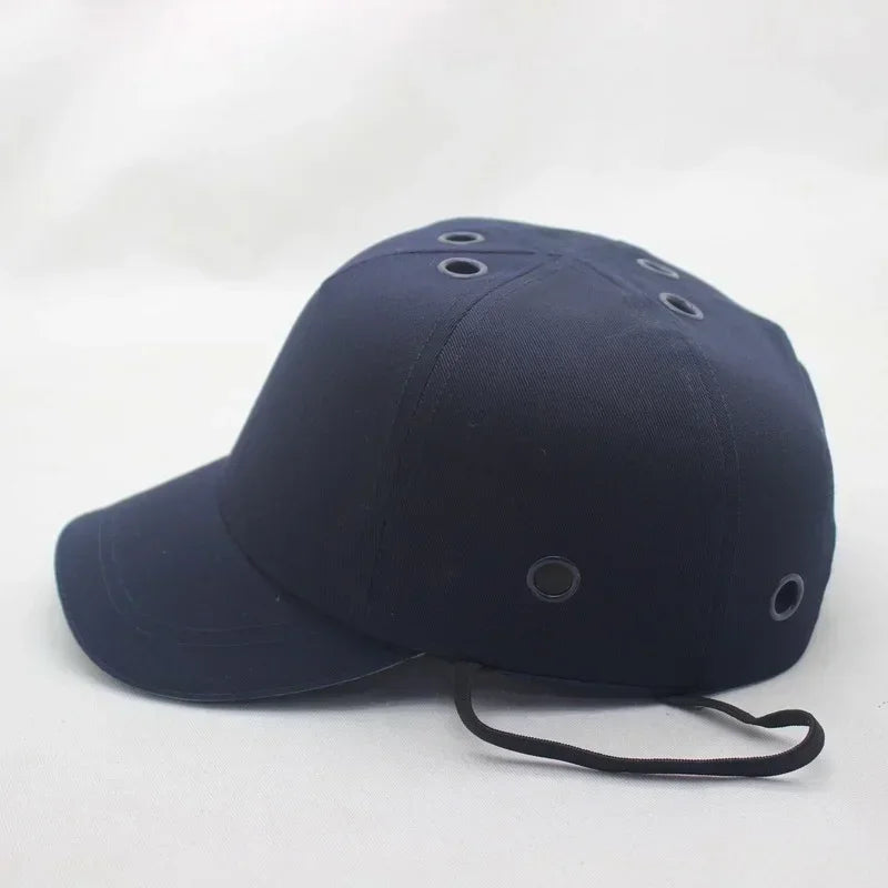 Head Protection Crash Helmet for Work Safety and Repair, Baseball Cap Style Qme