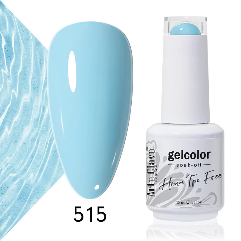 Arte Clavo Blue Nails Candy Party Nude Gel Nail Polish 2026 Mint