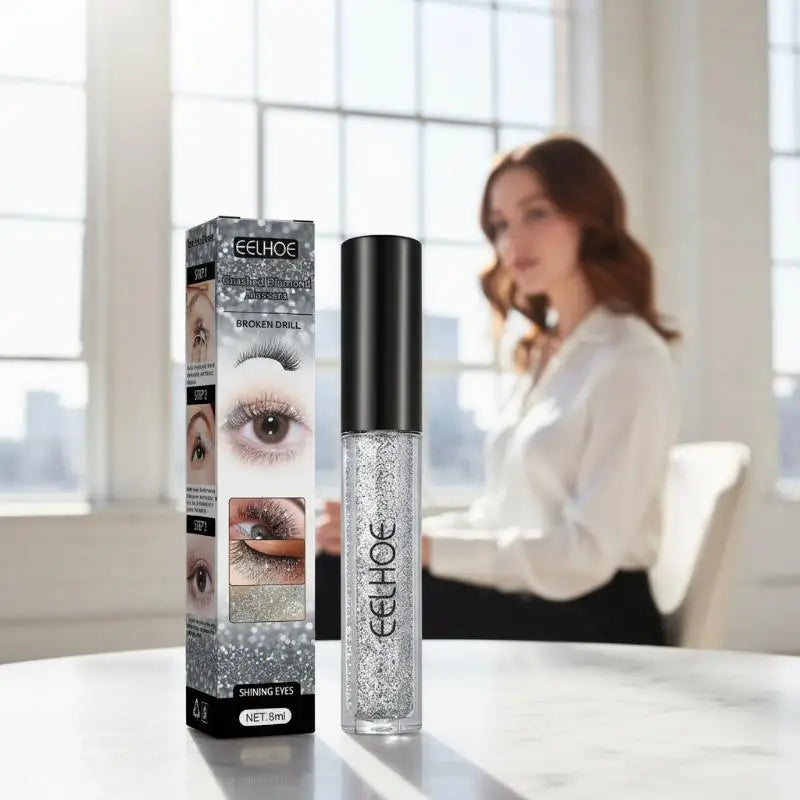 Mascara Waterproof Length Volumizing Long Lasting Sparkle Curl Qme