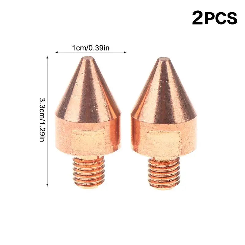 2pcs Resistance Spot Welding Tips Electrodes For Welding Thickness 0.6-1.5mm Steel Plat CE Portable Spot Welder Qme A2