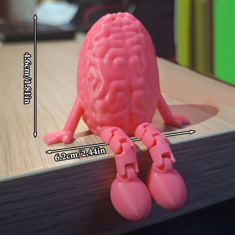 Quirky Brain Companion Home Office Party Pranks Decor Bro Funny Desk Qme