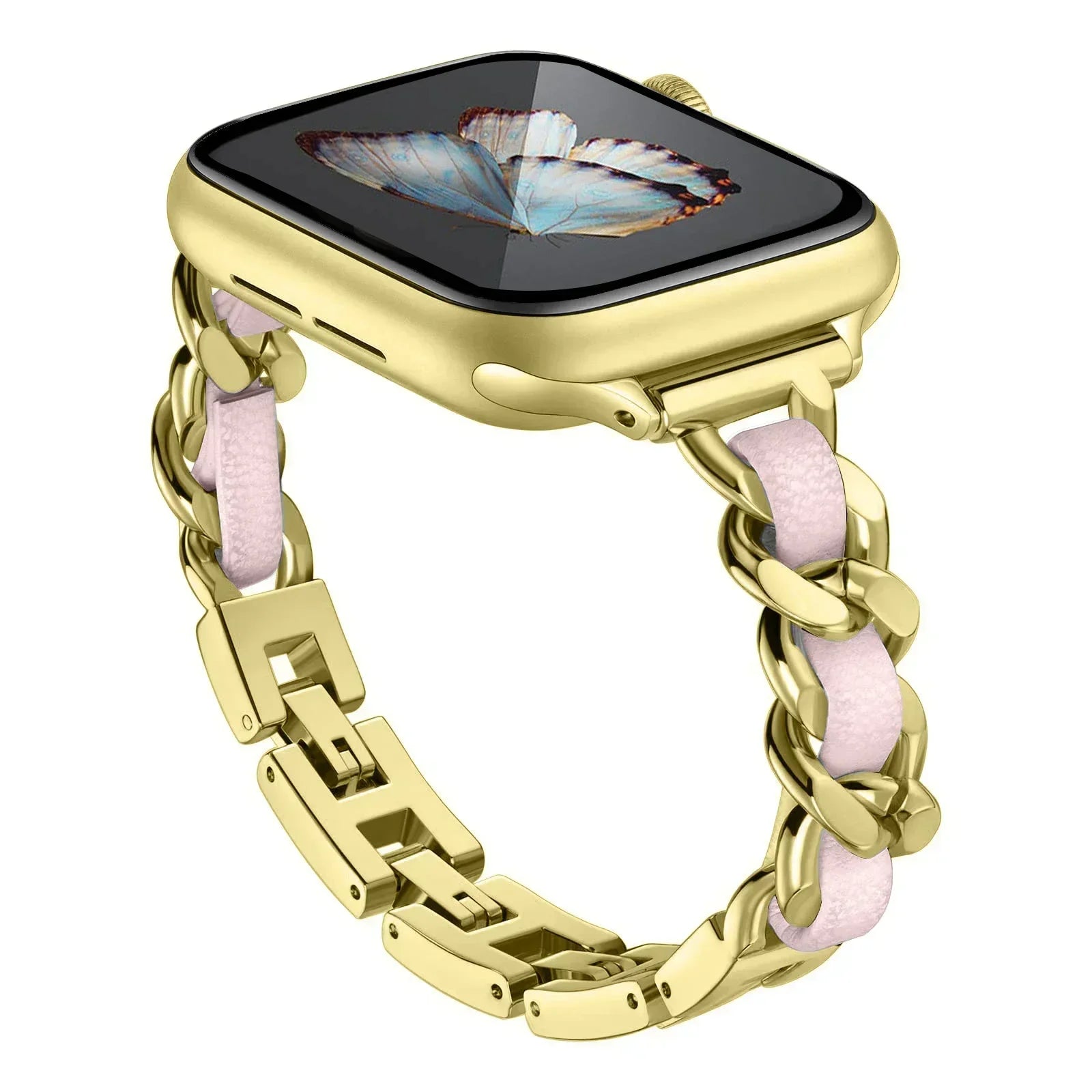 Stainless Steel Strap for Apple Watch Band 49mm 38mm 42mm 40mm 44mm Metal Bracelet iWatch Series 8 7 6 SE 5 4 3 2 1 ultra Strap Qme GP 38 40 41mm