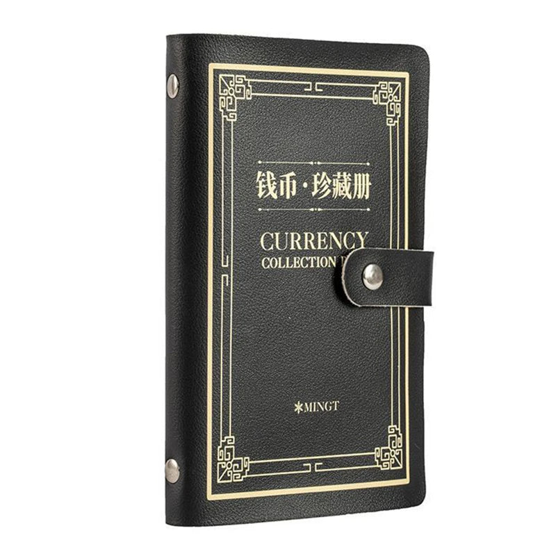50pcs Large Capacity Banknote Collection Book For Collecting Paper Money Qme
