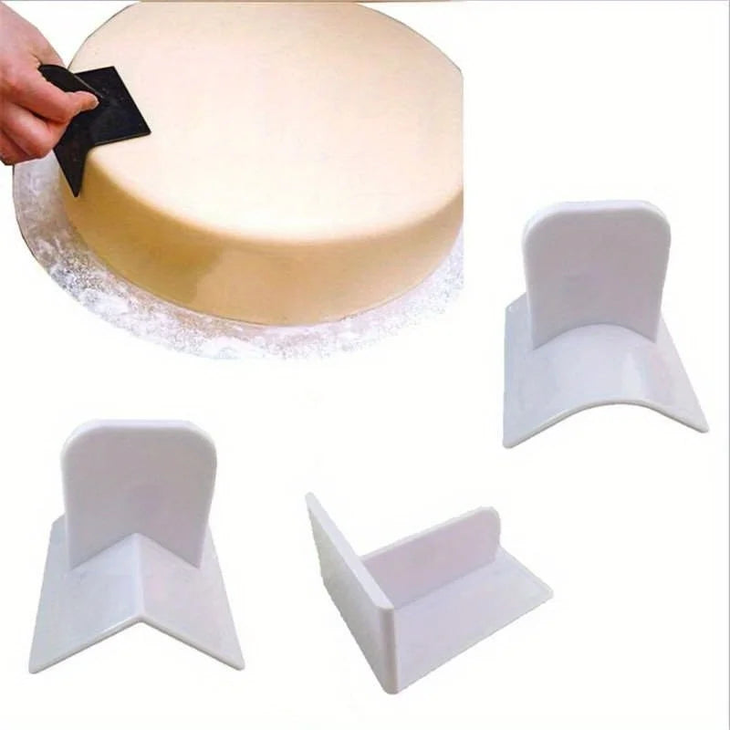 1pc, Fondant Icing Smoother Polisher, Cake Surface Polishing Molds, For Cake Decoration Sugarcraft Scraper Paddle Tool, Qme